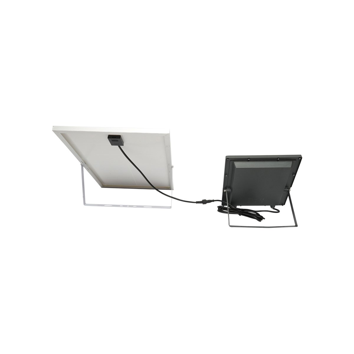 Proiector led de 300W, 6400K cu panou solar 30W, baterie si telecomanda Breckner Germany